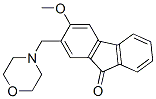CAS 登录号：42839-79-2， 3-甲氧基-2-(吗啉-4-基甲基)芴-9-酮