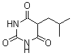 CAS 登录号：42846-91-3， 5-(2-甲基丙基)-2,4,6(1H,3H,5H)-嘧啶三酮