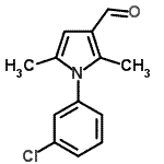 CAS 登录号：428467-92-9， 1-(3-氯苯基)-2,5-二甲基-1H-吡咯-3-甲醛