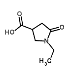 CAS 登录号：428518-38-1， 1-乙基-5-氧代-3-吡咯烷羧酸
