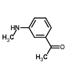 CAS#: 42865-75-8, 1-[3-(Methylamino)Phenyl]Ethanone