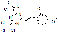 CAS 登录号：42880-08-0， 2-(2,4-二甲氧基苯乙烯基)-4,6-二(三氯甲基)-1,3,5-三嗪