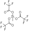 CAS 登录号：429-72-1， 甲基三(三氟乙酰氧基)硅烷
