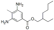 CAS 登录号：42908-15-6， 2-乙基己基 3,5-二氨基-4-甲基苯甲酸酯