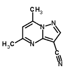 CAS#: 43024-16-4, 5,7-Dimethylpyrazolo[1,5-a]Pyrimidine-3-Carbonitrile