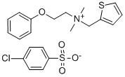CAS 登录号：4304-40-9， 氯苯磺酸噻苯氧铵