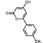 CAS 登录号：43053-69-6， 4-羟基-6-(4-甲基苯基)-2H-吡喃-2-酮