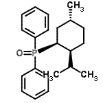 CAS 登录号：43077-30-1， [(1S,2S,5R)-2-异丙基-5-甲基环己基](二苯基)氧膦