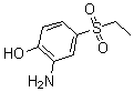 CAS 登录号：43115-40-8， 2-氨基-4-(乙基磺酰基)-苯酚