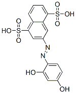 CAS#: 4317-65-1, 3-[(2,4-Dihydroxyphenyl)Azo]Naphthalene-1,5-Disulphonic Acid