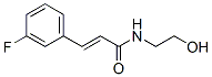 CAS 登录号：43196-22-1， N-(2-羟基乙基)-3-(3-氟苯基)丙烯酰胺
