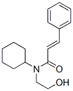 CAS 登录号：43196-37-8， N-环己基-N-(2-羟基乙基)-3-苯基丙烯酰胺