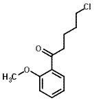 CAS 登录号：43228-96-2， 5-氯-1-(2-甲氧基苯基)-1-戊酮