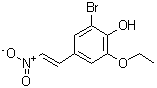 CAS 登录号：432496-77-0， 2-溴-6-乙氧基-4-[(E)-2-硝基乙烯基]苯酚
