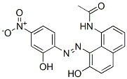 CAS 登录号：4325-96-6， N-[7-羟基-8-[(2-羟基-4-硝基苯基)偶氮]-1-萘基]-乙酰胺