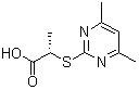 CAS 登录号：433242-31-0， 2-[(4,6-二甲基-2-嘧啶基)硫代]-丙酸