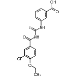 CAS#: 433691-61-3, 3-{[(3-Chloro-4-Ethoxybenzoyl)Carbamothioyl]Amino}Benzoic Acid