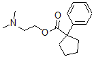 CAS 登录号：4339-96-2， 2-(二甲基氨基)乙基 1-苯基环戊烷-1-羧酸酯