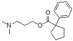 CAS 登录号：4339-97-3， 3-(二甲基氨基)丙基 1-苯基环戊烷-1-羧酸酯