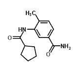 CAS 登录号：435291-04-6， 3-[(环戊基羰基)氨基]-4-甲基苯甲酰胺