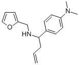 CAS 登录号：435342-01-1， (4-(1-[(呋喃-2-基甲基)-氨基]-丁-3-烯基)-苯基)-二甲基-胺
