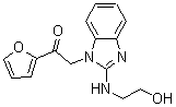 CAS#: 435345-13-4, 1-(2-Furanyl)-2-[2-[(2-Hydroxyethyl)Amino]-1H-Benzimidazol-1-Yl]-Ethanone