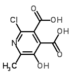 CAS#: 4357-56-6, 2-Chloro-5-Hydroxy-6-Methyl-3,4-Pyridinedicarboxylic Acid