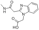CAS 登录号：436087-05-7， (2-甲基氨基甲酰甲基-苯并咪唑-1-基)-乙酸