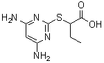 CAS#: 436088-61-8, 2-[(4,6-Diamino-2-Pyrimidinyl)Sulfanyl]Butanoic Acid