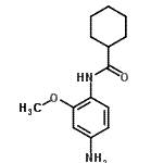 CAS 登录号：436091-36-0， N-(4-氨基-2-甲氧基苯基)环己烷甲酰胺