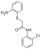 CAS 登录号：436094-41-6， 2-(2-氨基-苯基巯基)-N-(2-氯-苯基)-乙酰胺
