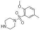 CAS 登录号：436099-67-1， 1-(2-甲氧基-5-甲基-苯磺酰基)-哌嗪