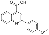 CAS 登录号：4364-02-7， 2-(4-甲氧基-苯基)-喹啉-4-羧酸