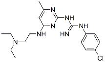 CAS 登录号：4364-73-2， N-(4-氯-苯基)-N'-[4-(2-二乙基氨基-乙基氨基)-6-甲基-嘧啶-2-基]-胍