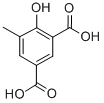 CAS 登录号：4365-31-5， 4-羟基-5-甲基-间苯二甲酸