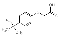 CAS 登录号：4365-63-3， (4-叔-丁基苯基)硫代]乙酸