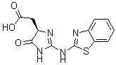 CAS 登录号：436811-21-1， 2-[(4R)-2-(苯并噻唑-2-基氨基)-5-氧代-1,4-二氢咪唑-4-基]乙酸