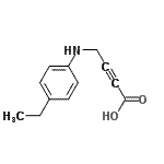 CAS 登录号：436849-21-7， 4-[(4-乙基苯基)氨基]-2-丁炔酸