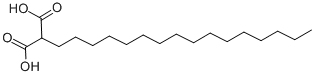 CAS 登录号：4371-64-6， 2-十六烷基-丙二酸