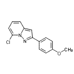 CAS#: 437384-17-3, 7-Chloro-2-(4-Methoxyphenyl)Pyrazolo[1,5-a]Pyridine