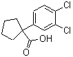 CAS 登录号：437650-06-1， 1-(3,4-二氯苯基)环戊烷羧酸