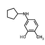 CAS#: 437702-30-2, 5-(Cyclopentylamino)-2-Methylphenol