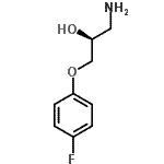 CAS 登录号：437765-35-0， (2S)-1-氨基-3-(4-氟苯氧基)-2-丙醇