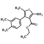 CAS#: 438220-53-2, Ethyl 2-Amino-4-(3,4-Dimethylphenyl)-5-Methyl-3-Thiophenecarboxylate