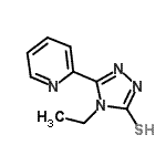CAS 登录号：438231-11-9， 4-乙基-5-(2-吡啶基)-4H-1,2,4-三唑-3-硫醇