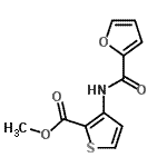 CAS 登录号：438457-17-1， 甲基3-(2-呋喃并基氨基)-2-噻吩羧酸酯