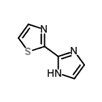 CAS 登录号：438545-36-9， 2-(1H-咪唑-2-基)-1,3-噻唑