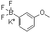 CAS 登录号：438553-44-7， 三氟(3-甲氧基苯基)硼酸(1-)钾