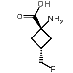 CAS 登录号：439090-12-7， 顺式-1-氨基-3-(氟甲基)环丁烷羧酸