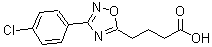 CAS#: 439108-15-3, 4-[3-(4-Chlorophenyl)-1,2,4-Oxadiazol-5-Yl]Butanoic Acid